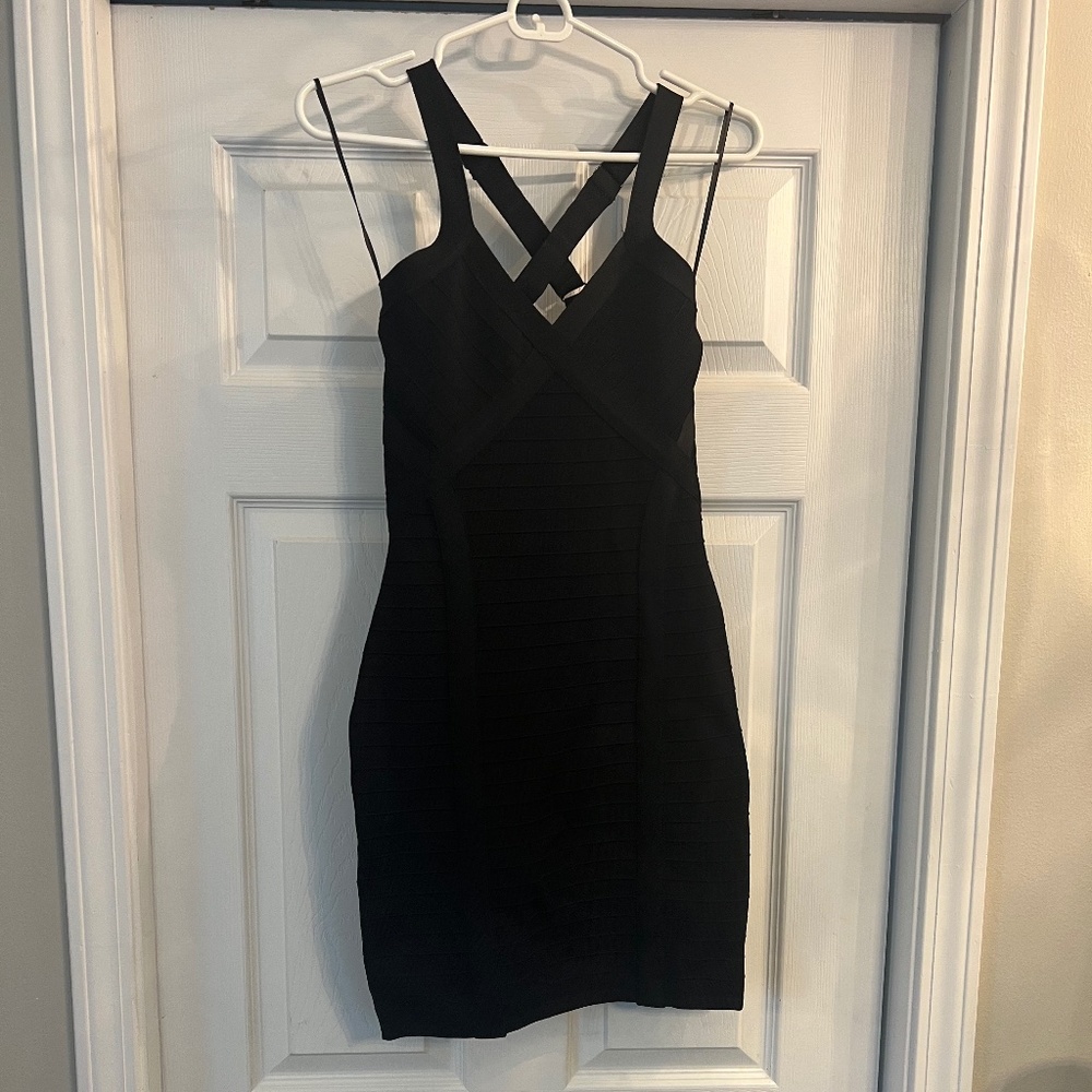 Black Guess Fitted Dress